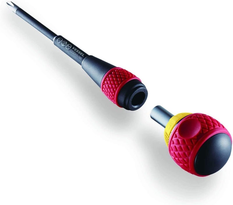 VESSEL BALL GRIP Ratchet Screwdriver (+2x100(4") J) - Image 5
